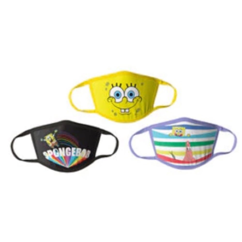 Handcraft Masks Set of 3 Kids Spongebob